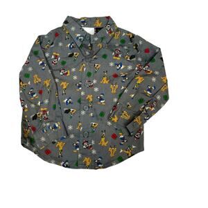 Disney character button up shirt 12 months